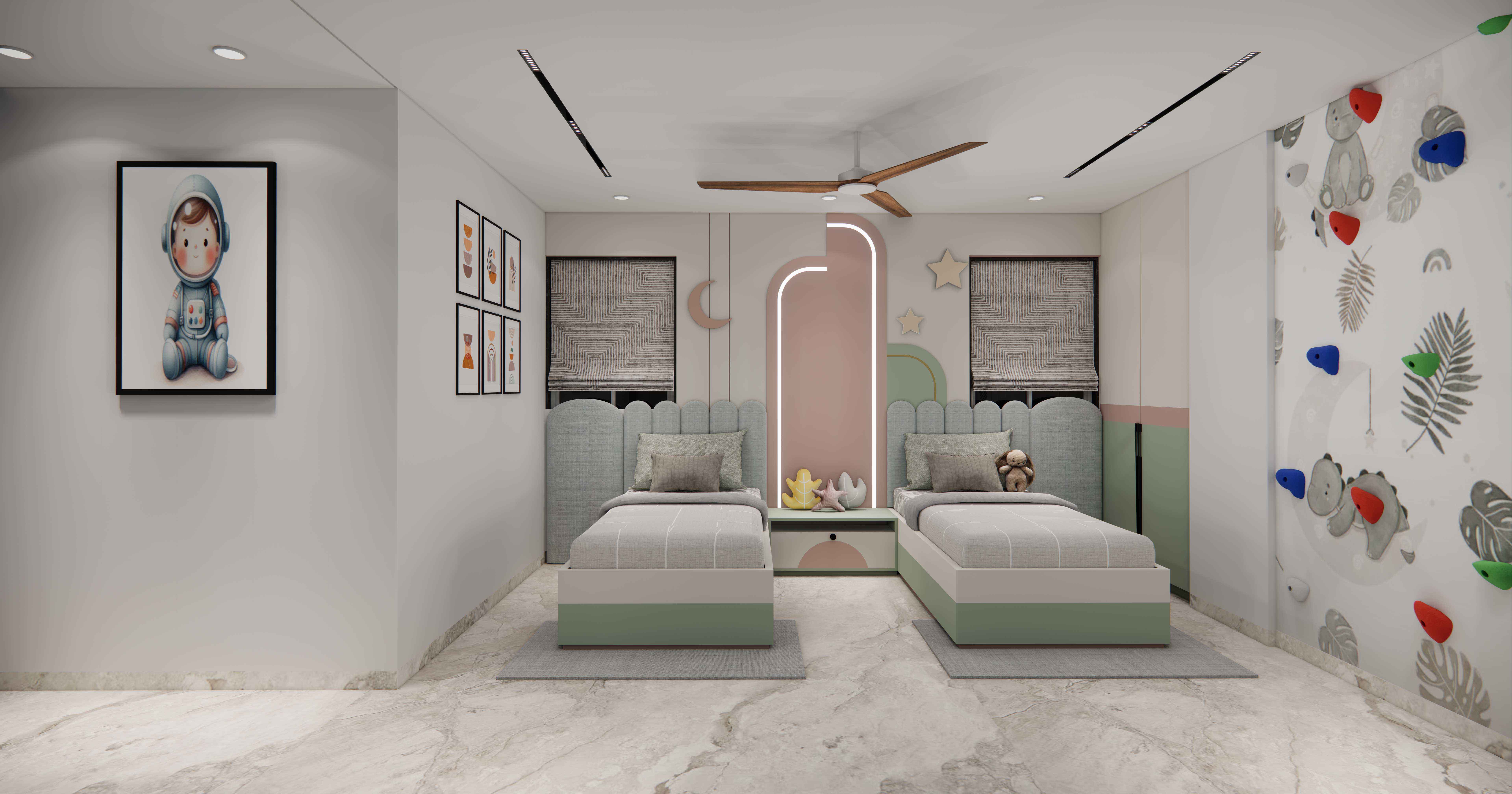 Kids room interior design gallery