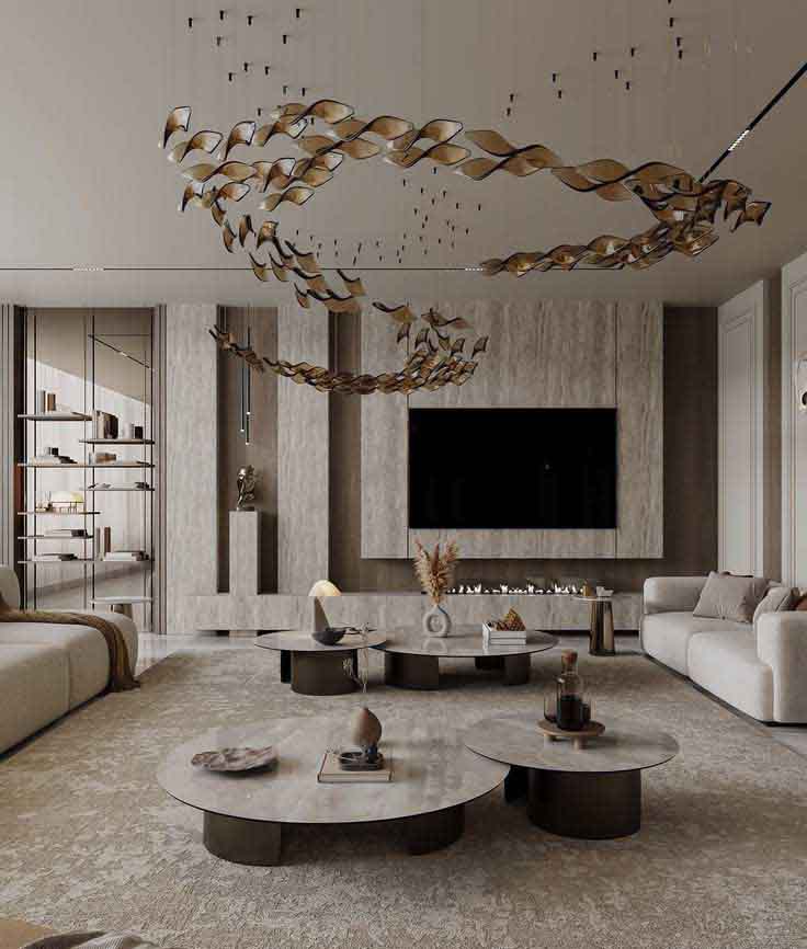 Living room TV unit design gallery