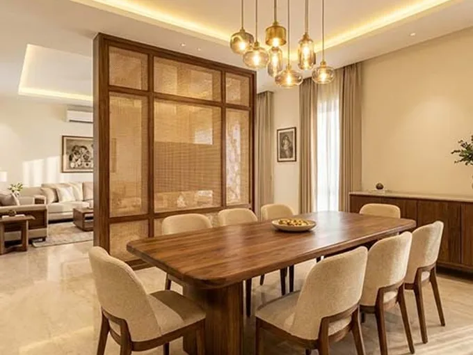 The Dining Room Transformed in Jaipur after Interlay interior transformation