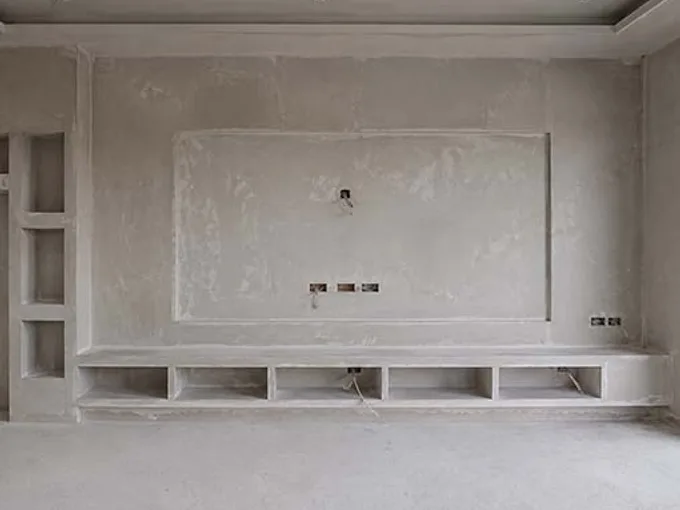 A Feature Wall Reimagined in Jaipur before Interlay interior transformation
